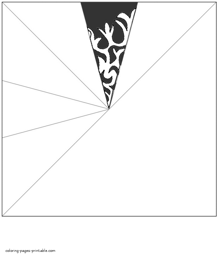 Printable snowflake templates Tribal patterns with bold geometric details - Free printable snowflake templates