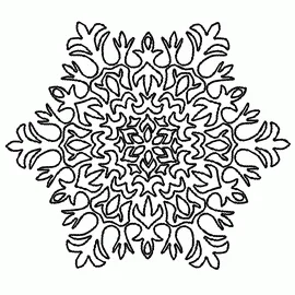 Snowflakes templates