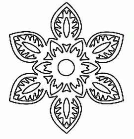 Snowflake printable templates