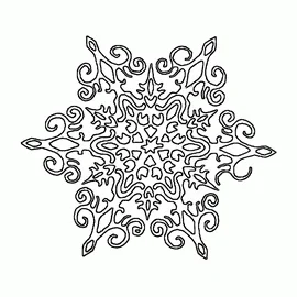 Printable snowflakes templates
