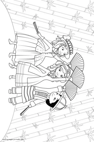 Sofia the 1st coloring pages for little girls
