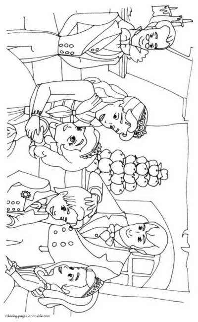 Princess Sofia printable coloring picture