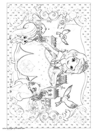 Sofia the First coloring pages