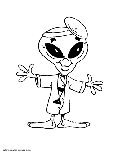 Space buddies coloring pages for children