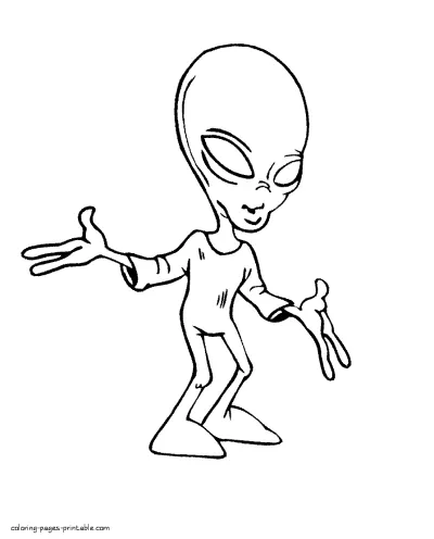 Printable coloring pages of space