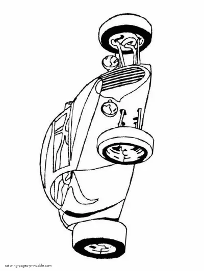 Sports cars printable coloring pages