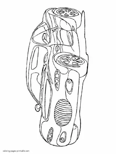 Sport car coloring pages to print