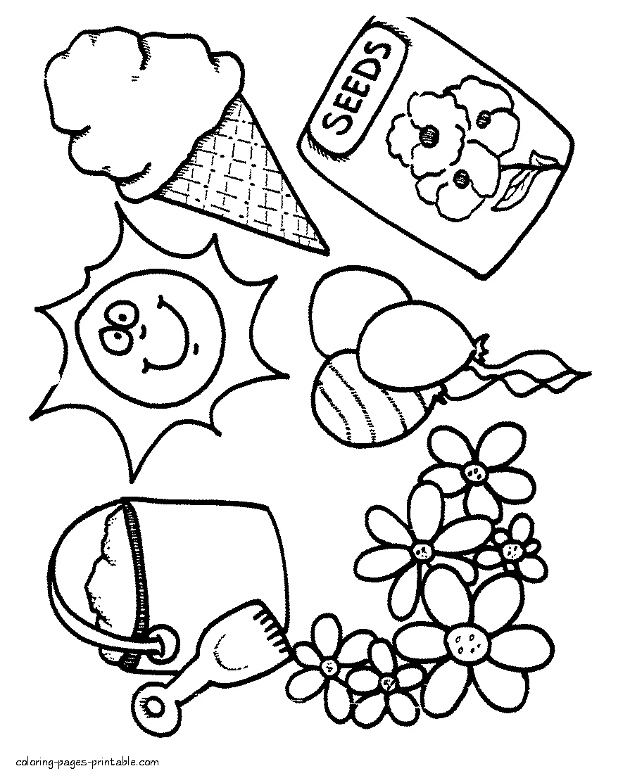 Spring colouring pages to print Spring colouring pages to print. Seasons