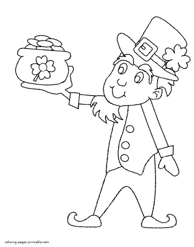 March 17 holiday coloring pages