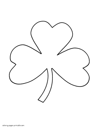 Printable Shamrock coloring book