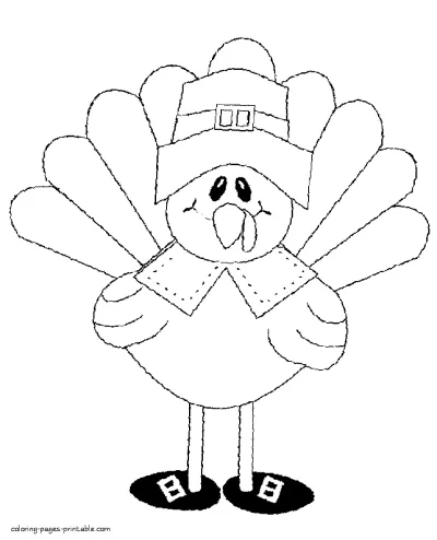 Turkey coloring pages for preschoolers and kindergarten