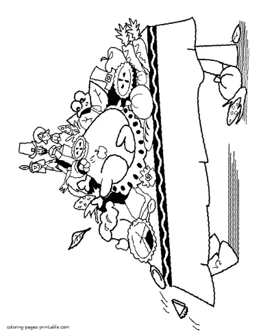 Coloring sheets to print for Thanksgiving