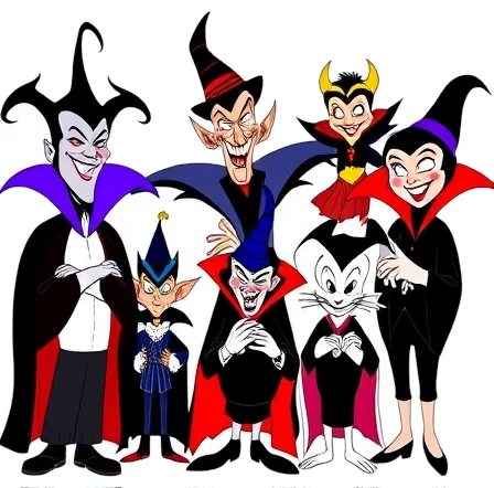Disney villains coloring pages