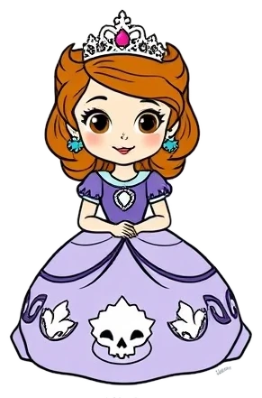 Sofia the First coloring pages