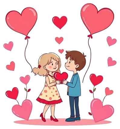 Valentine's Day coloring pages