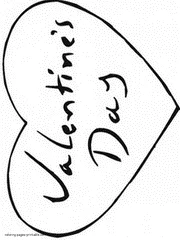 Cute valentine coloring pages Cute valentine printable coloring pages