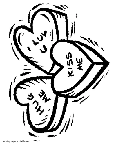 Printable Valentine's Day coloring pages for children