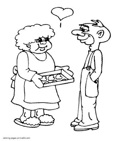 Valentine day coloring pages printable for free