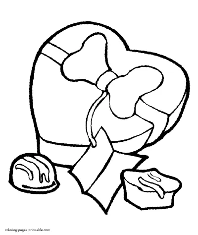 Coloring pages valentines for holiday gift