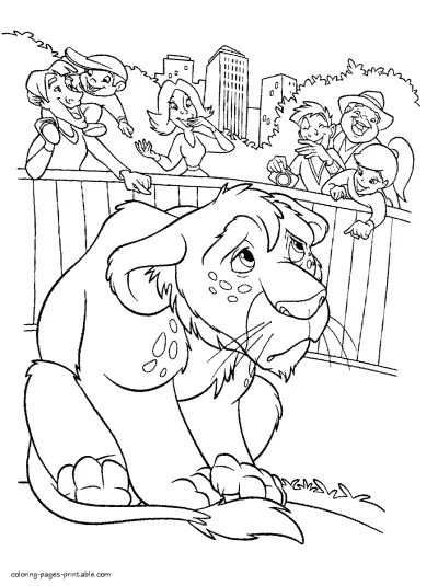 Coloring pages from Wild Kratts cartoons and games