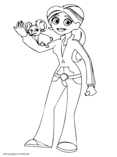 Aviva Corcovado coloring page for kids