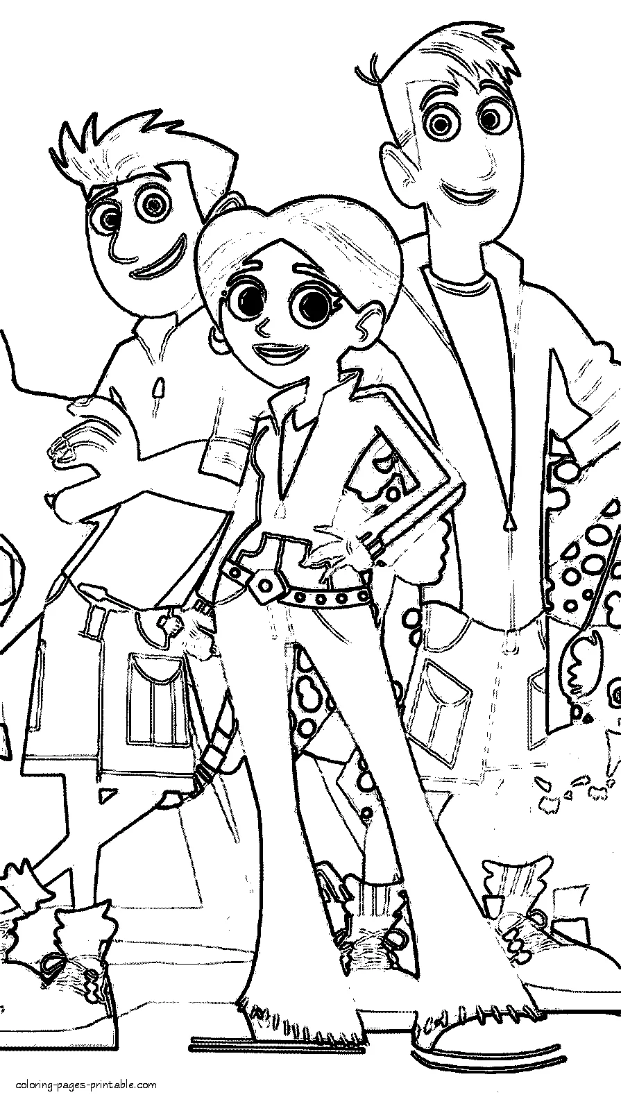 Coloring books. The Wild Kratts Coloring books. The Wild Kratts animated series