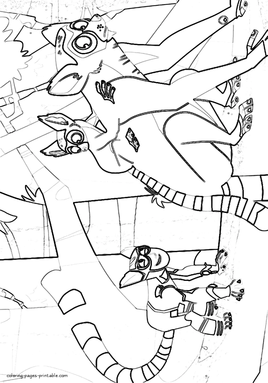 Wild Cratts coloring pages Wild Cratts printable coloring pages