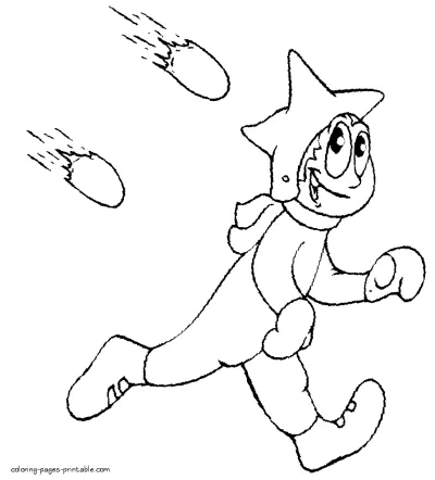Winter coloring pages for preschoolers. Snowball