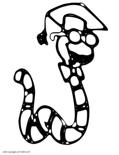 Smart worm picture to color