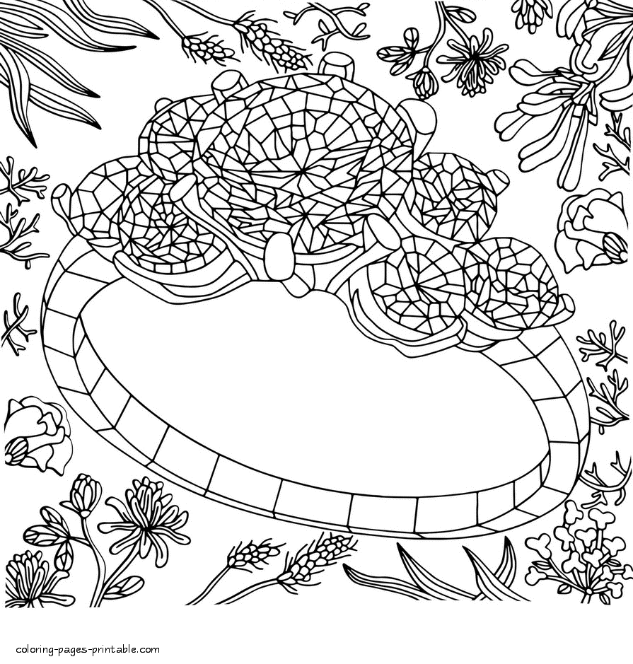 Abstract Coloring Pages For Kids And Adults || COLORING-PAGES-PRINTABLE.COM