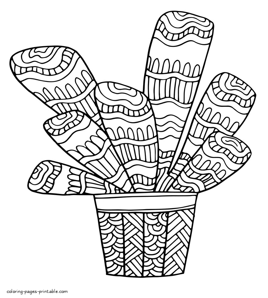 Abstract Pattern Coloring Pages For Free