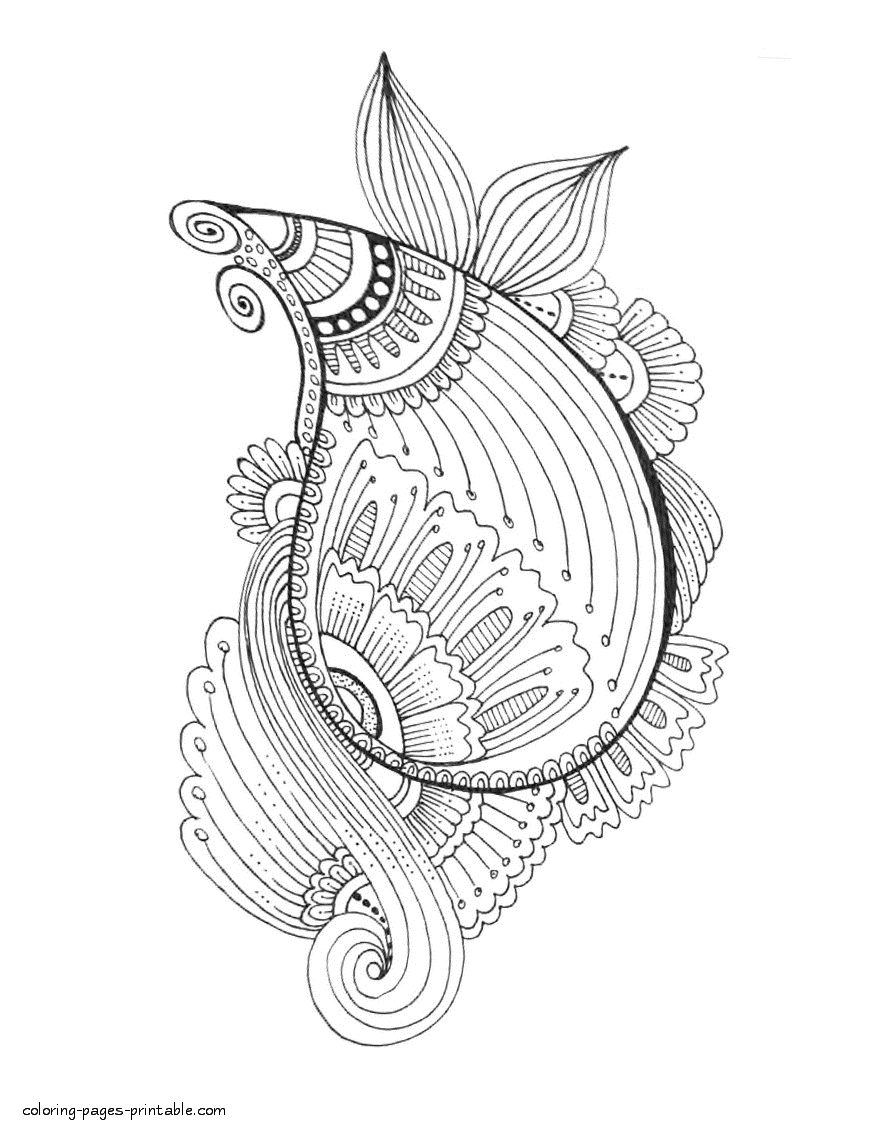 Cool Abstract Coloring Pages For Adults