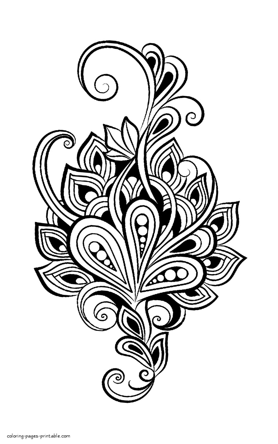 Free Abstract Coloring Pages For Adults And Artists