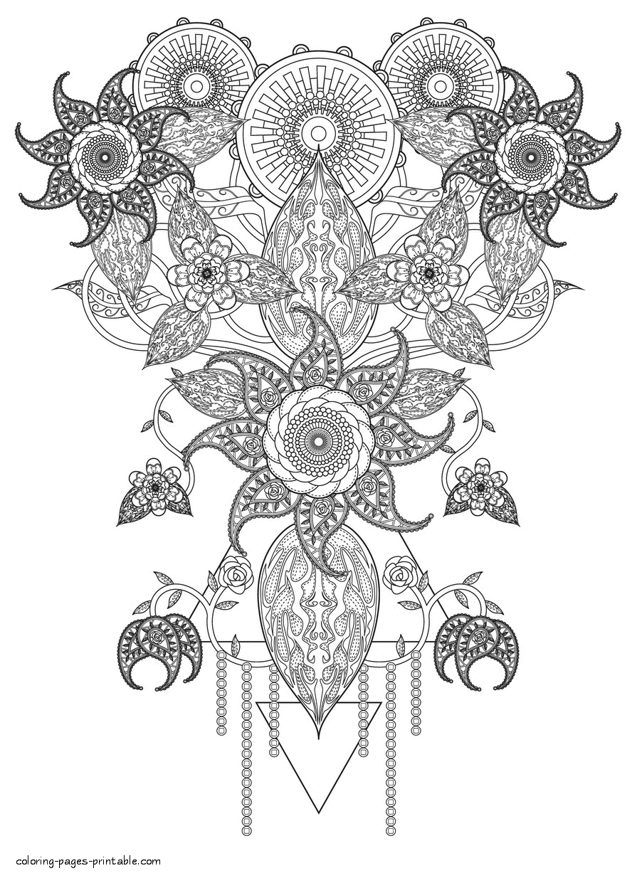 Coloring Pages Abstract For Adults