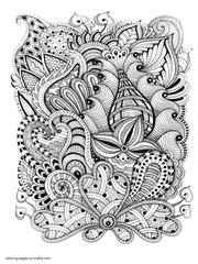 54 Abstract Coloring Pages For Adults