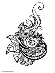 Beautiful Abstract Coloring Pages For Children And Adults
