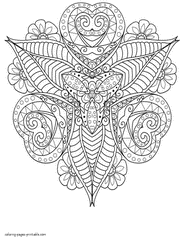 Abstract Design Adult Coloring Pages
