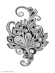 Free Abstract Coloring Pages For Adults And Artists