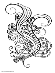 Abstract Colouring Pages For Adults That You Can Print