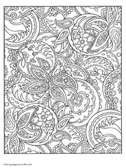 Abstract Coloring Book To Print