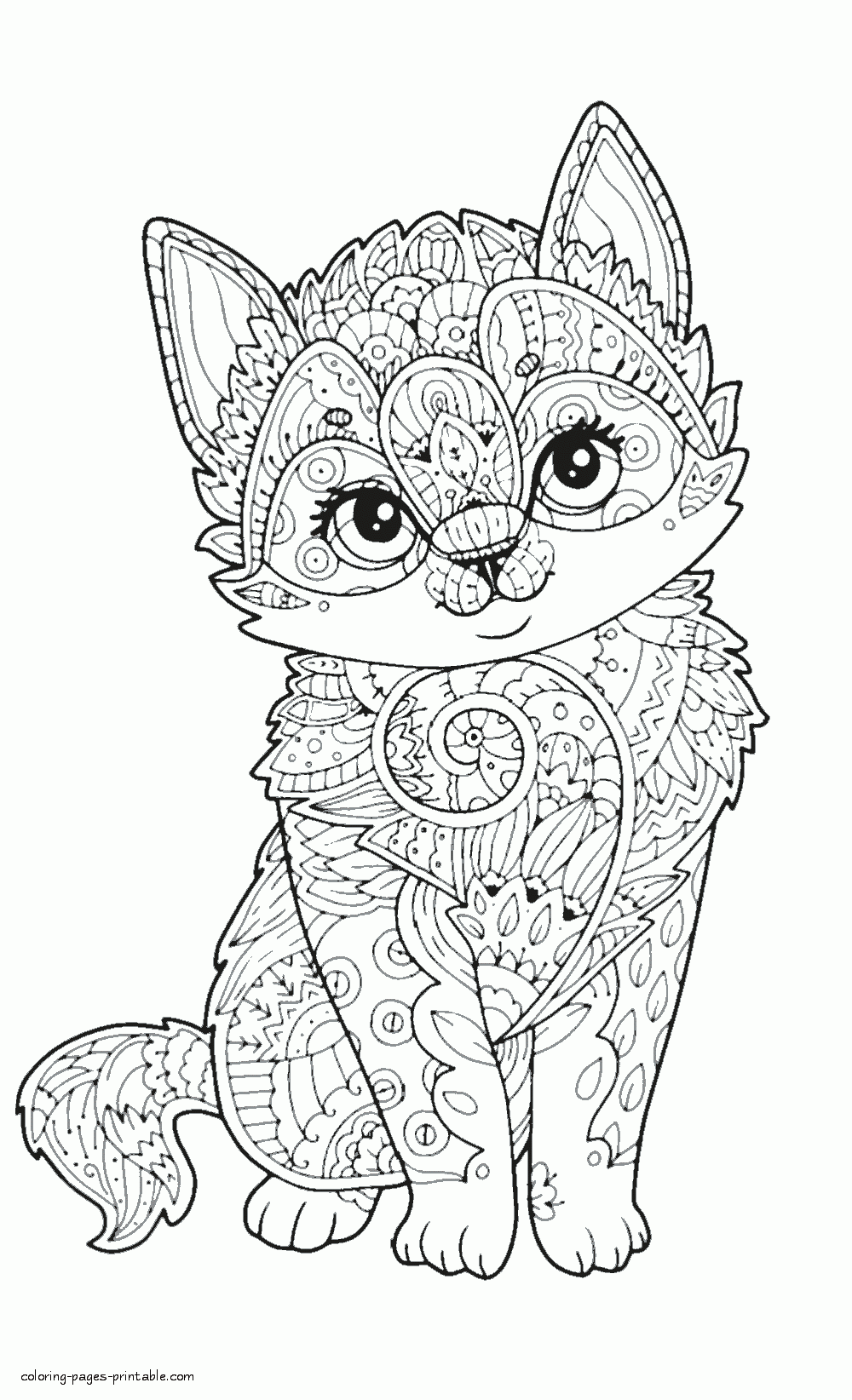 Complicated Coloring Pages