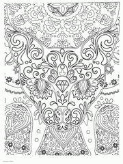 animal coloring pages for adults coloring pages