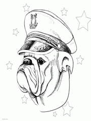 French Bulldog Coloring Page Fo Adults