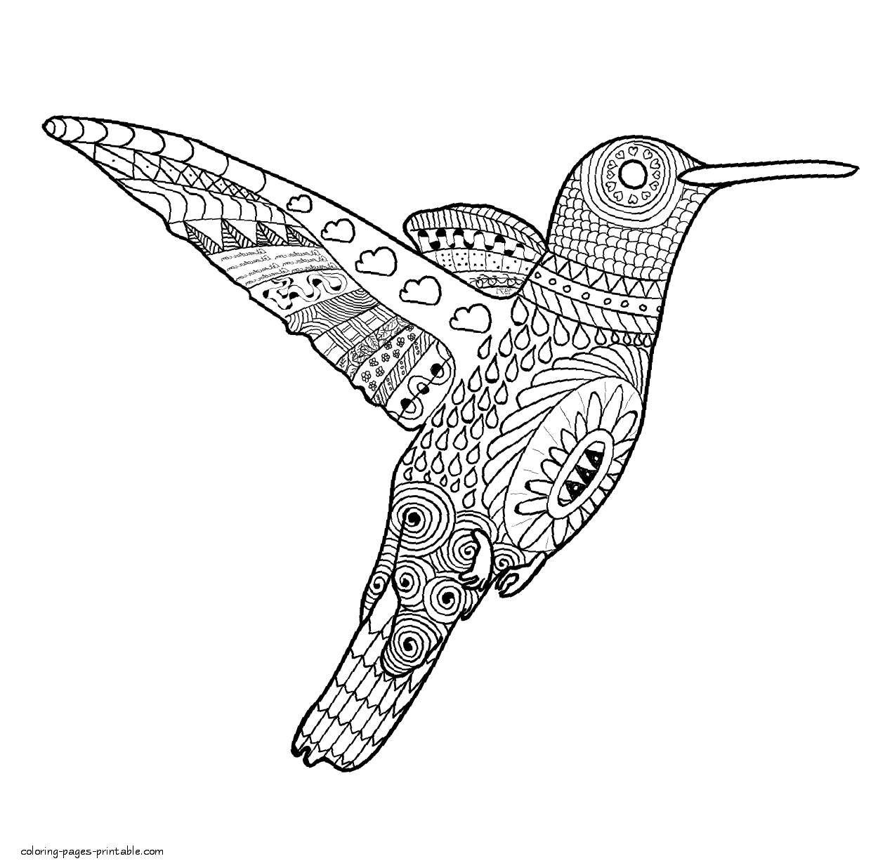 Adult Coloring Pages Birds Coloring Pages Printable Com