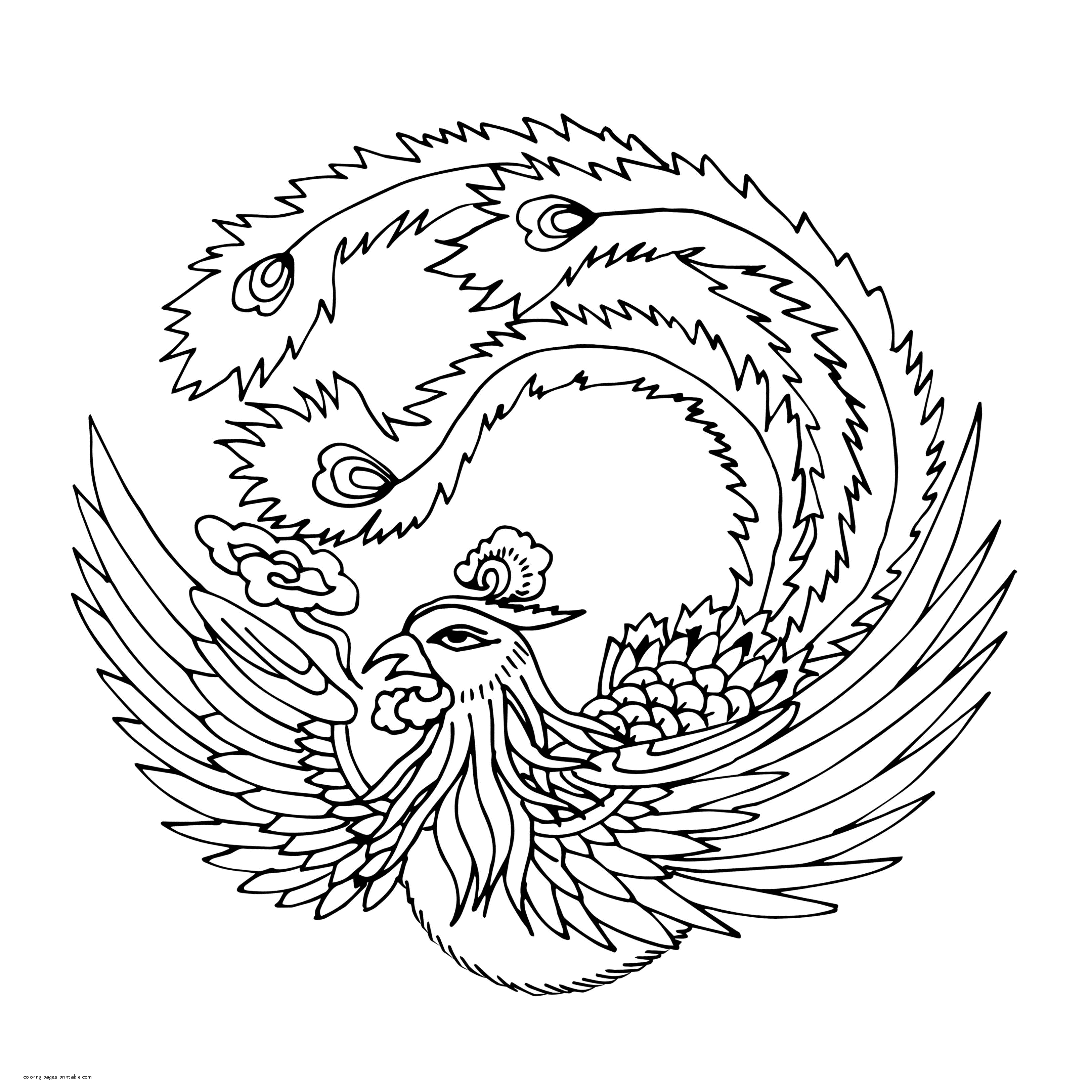 Firebird Coloring Pages