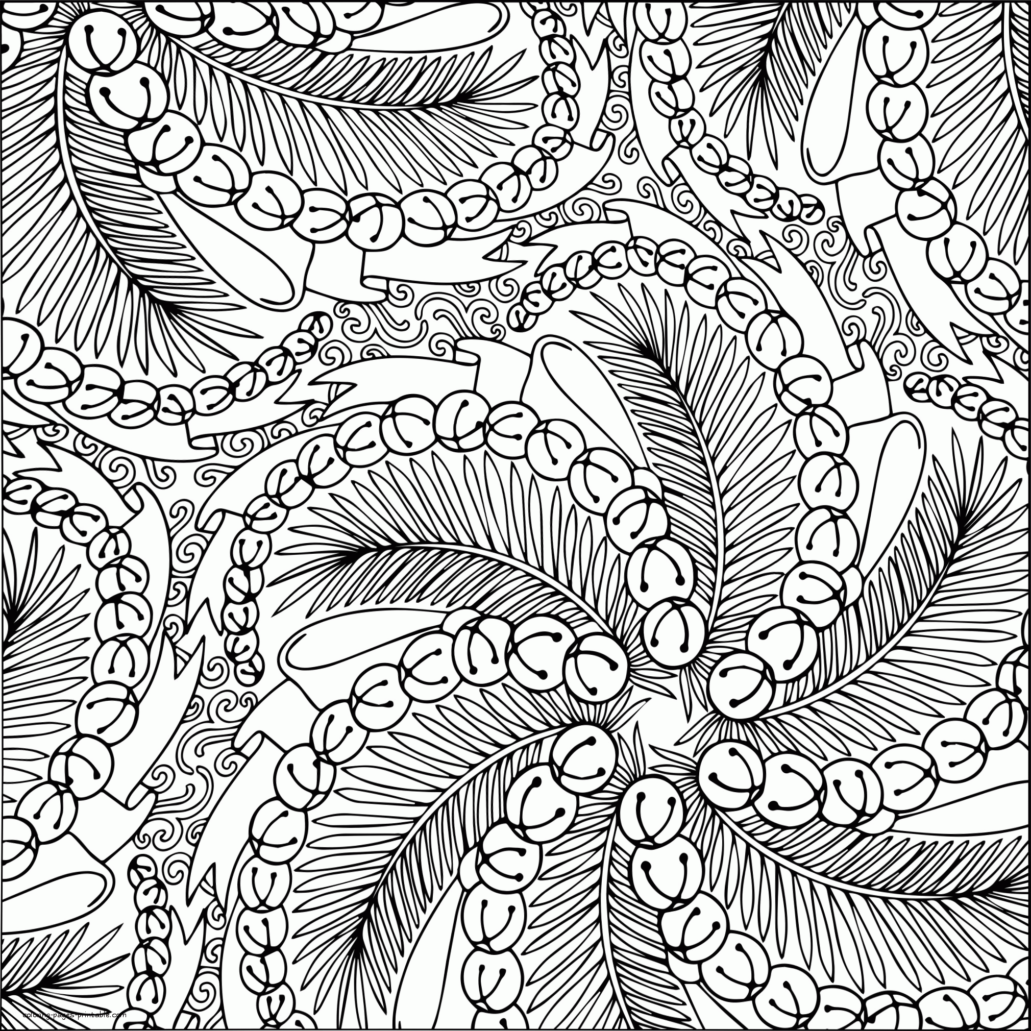 online christmas coloring pages for adults Christmas coloring pages for adults