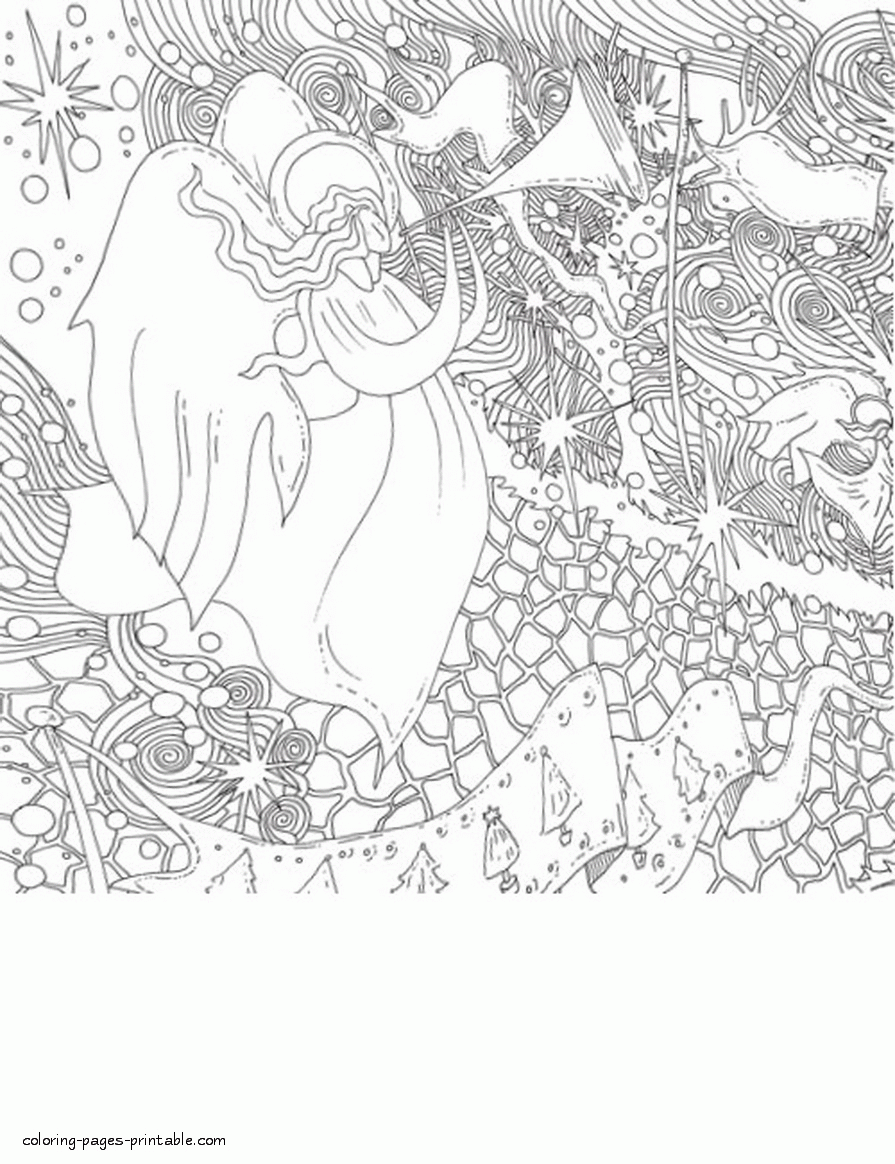 free christmas angel coloring pages print