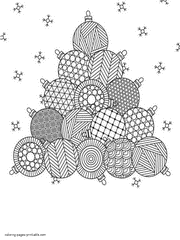 Christmas Colouring Pictures For Adults || COLORING-PAGES-PRINTABLE.COM