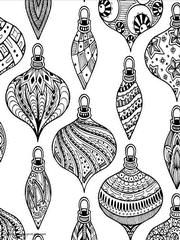 Free Printable Adult Christmas Coloring Pages with Ornament. Holiday images