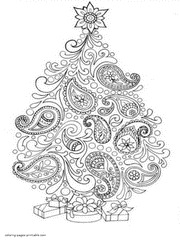 Christmas Coloring Pages For Adults - Coloring Pages